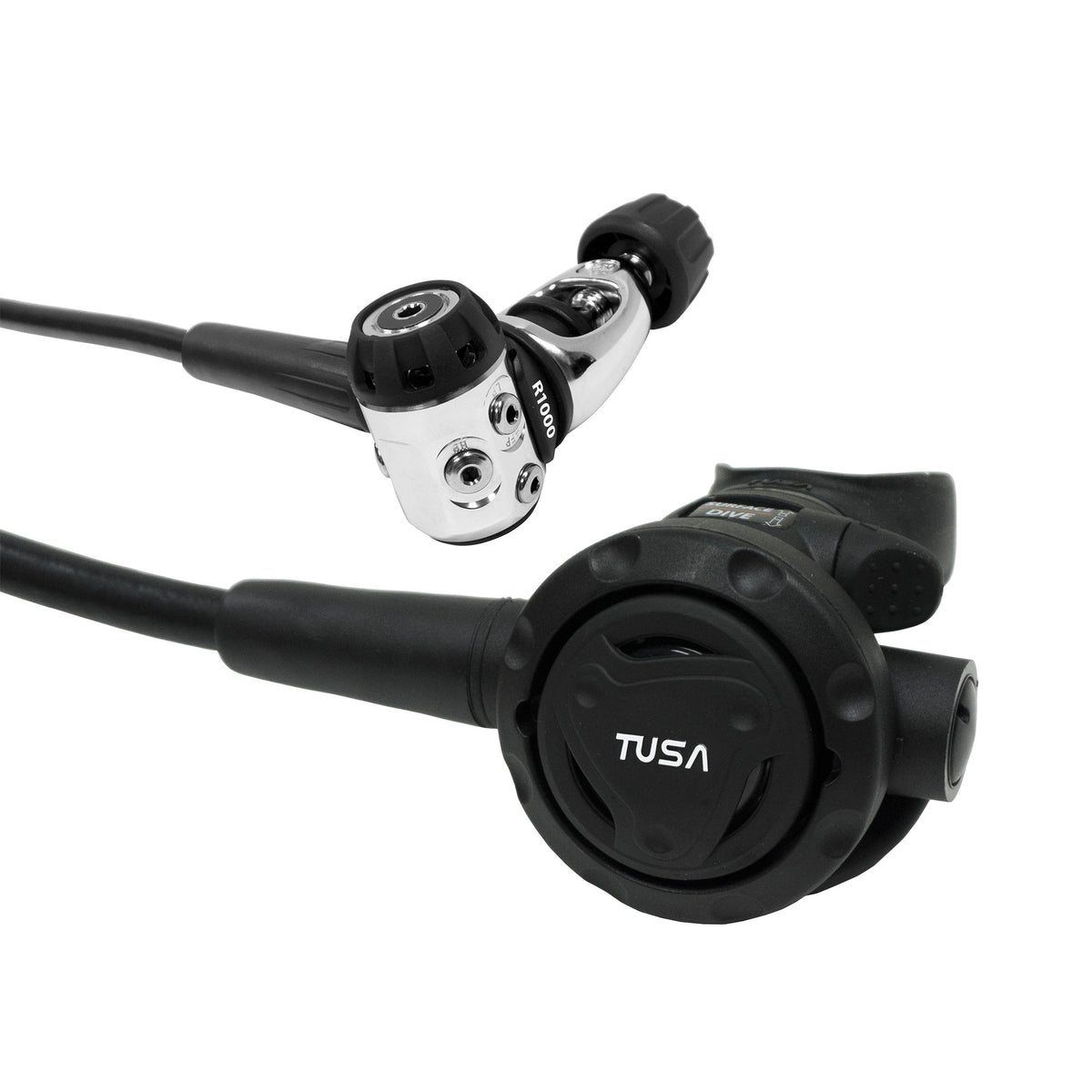 Tusa RS1001 regulator: DIN first stage and second stage