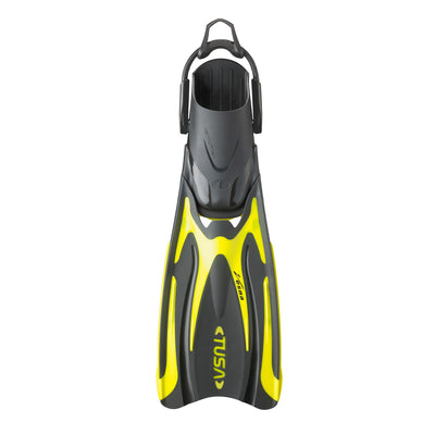 Single Tusa Hyflex Vesna fin in Flash Yellow
