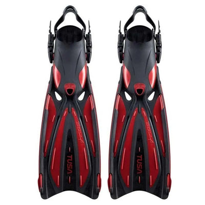 Tusa Solla fins in Metallic Red