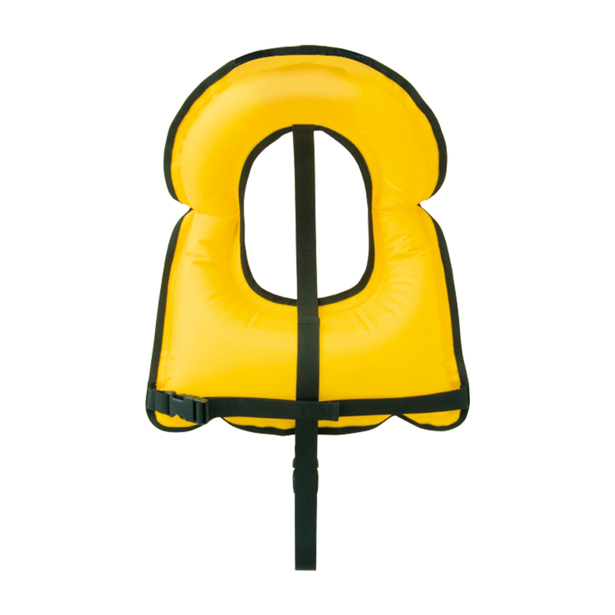 Yellow Tusa youth snorkelling vest, front view