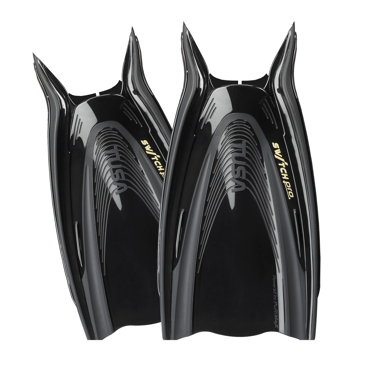 Pair of black Tusa Hyflex Switch Pro replacement blades