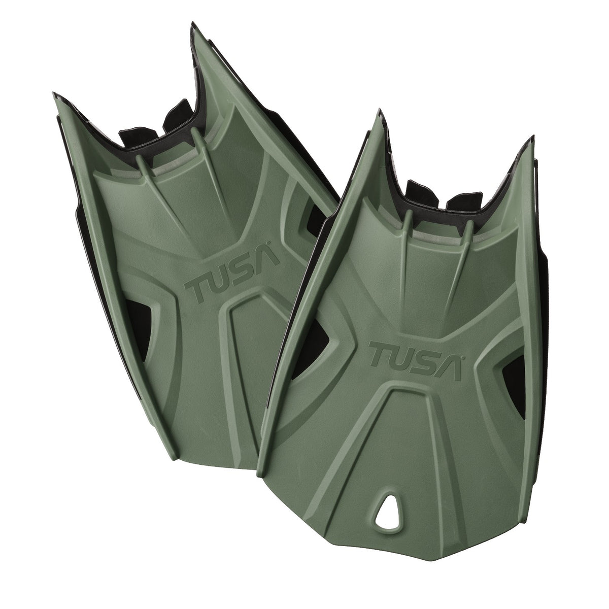 Pair of Tusa Hyflex Tri-Force replacement blades in Khaki