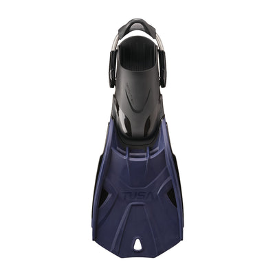 Tusa Hyflex Tri-Force fin with an Indigo blade