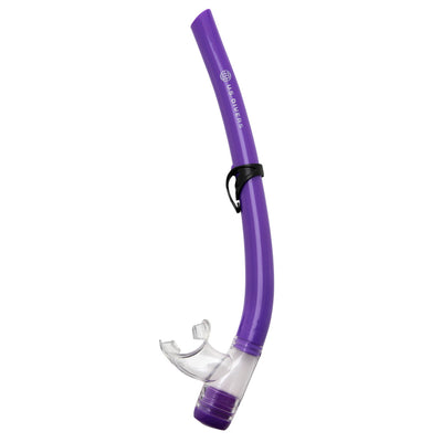 Purple open barrel snorkel from the Tiki combo