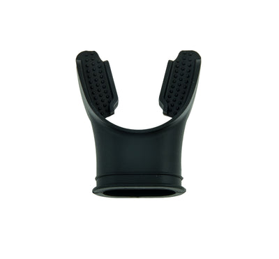Tecline long silicone regulator mouthpiece in black