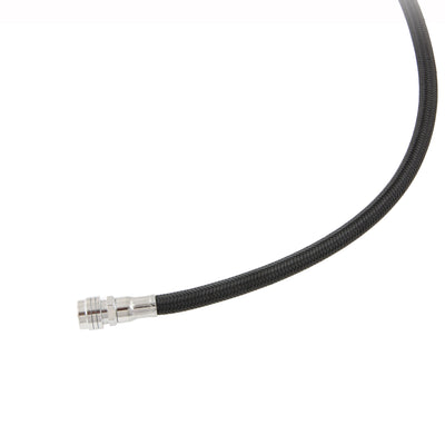 Tecline Proflex braided inflator hose in black with quick coupling