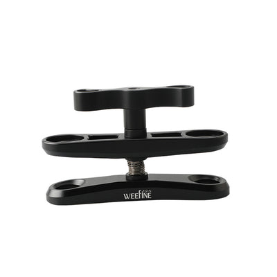 WeeFine long 60 degree double ball clamp, front view