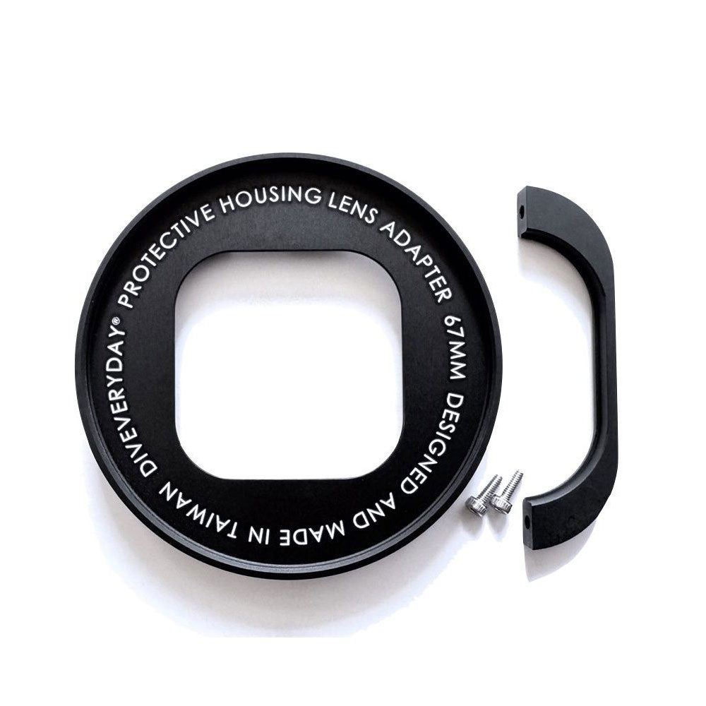WeeFine LH-DG1 M67 lens adapter for GoPro housings