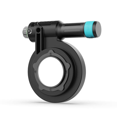 WeeFine Ring Light 1500 from the rear quarter with the battery tube