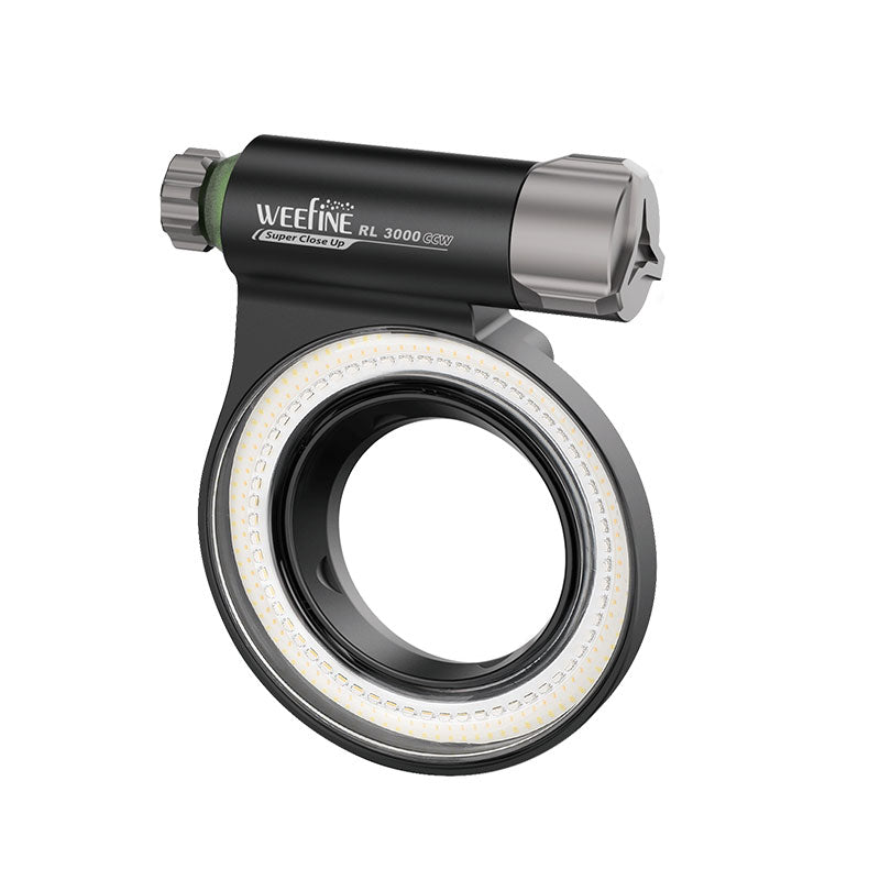WeeFine Ring Light 3000 CCW macro ring light, front view