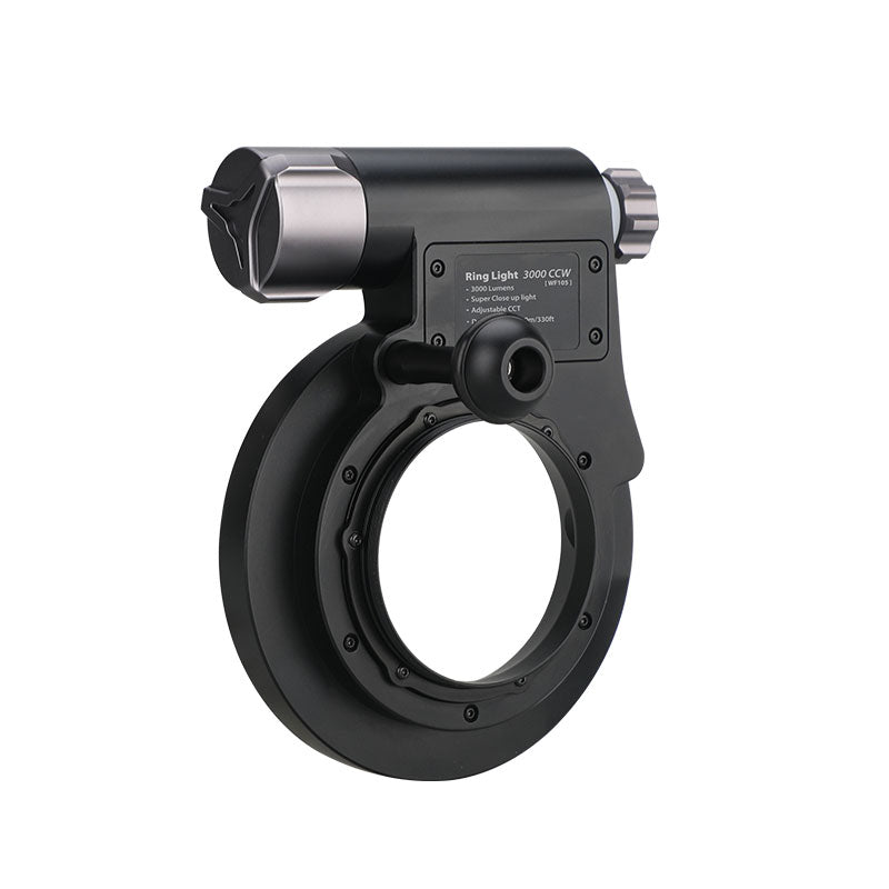WeeFine Ring Light 3000 CCW macro ring light, front view