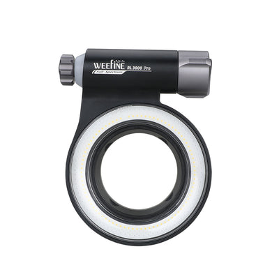 WeeFine Ring Light 3000 Pro macro ring light, front view
