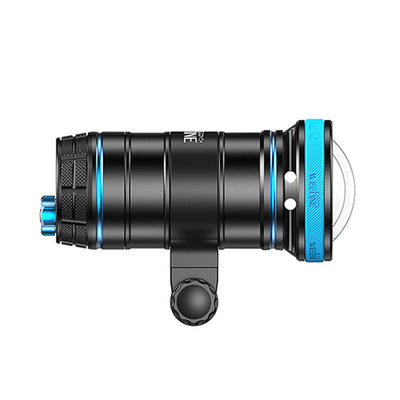 WeeFine Smart Focus 10000 from the side, showing the black body and mount