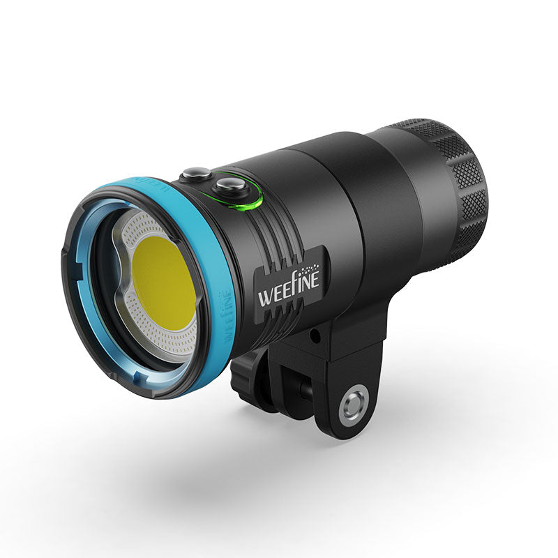 WeeFine Smart Focus 4000 v2 video light, front three-quarter view
