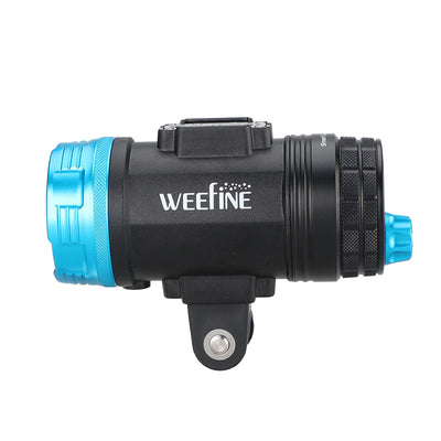 WeeFine Smart Focus 5000 v2 from the side, showing the body and mount