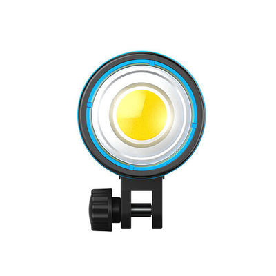 WeeFine Solar Flare 13000 front face with the large COB emitter