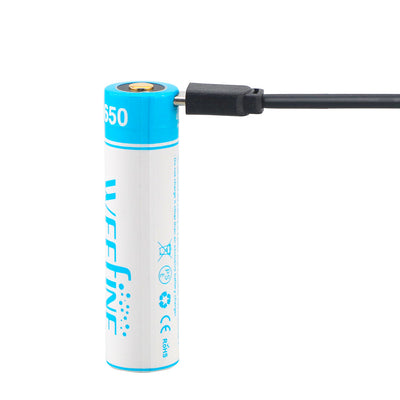 WeeFine WBL-11C battery with a USB-C cable