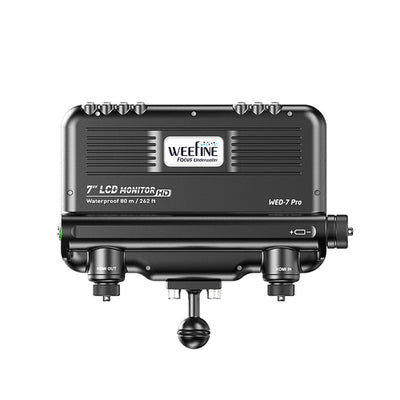 WeeFine WED-7 PRO rear view with the ball mount