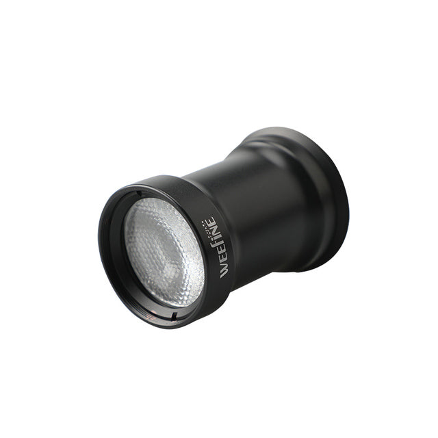 WeeFine WFA41 optical snoot, front three-quarter view