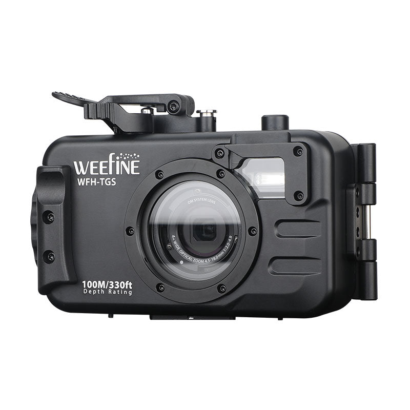 WeeFine WFH-TGS aluminium housing for TG cameras, front view