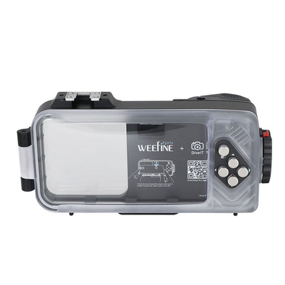WeeFine WFH07X rear view with the clear back and buttons