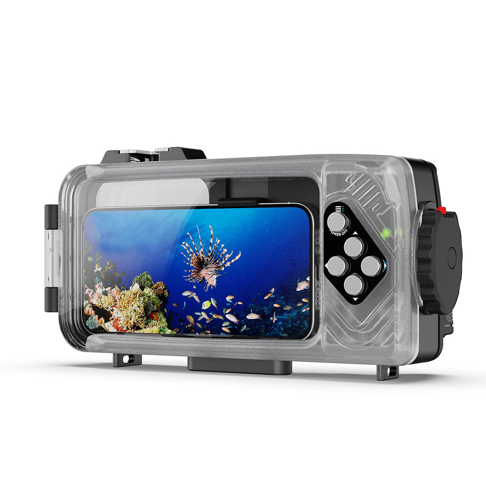 WeeFine WFH07X smartphone housing, front view with the lens port