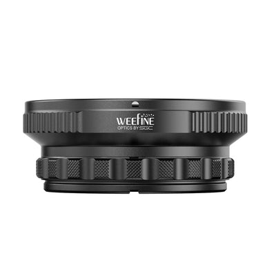 WeeFine WFL15 close-up lens from the side showing the M67 mount