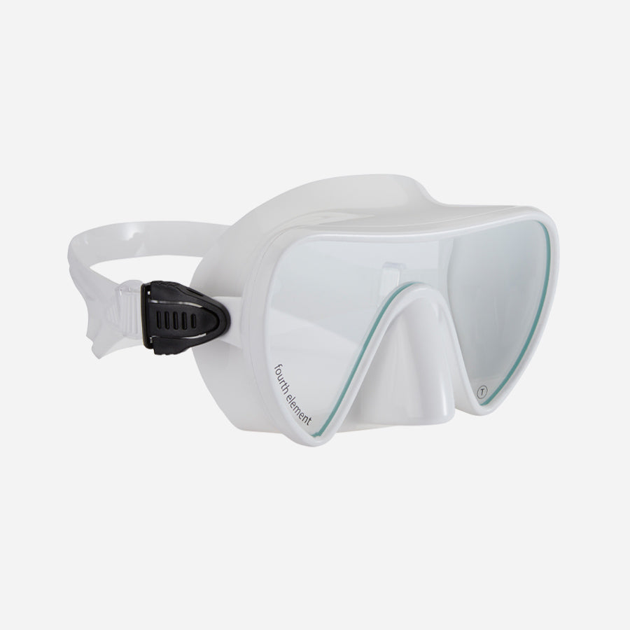 Fourth Element Scout Mask white skirt Clarity lens front