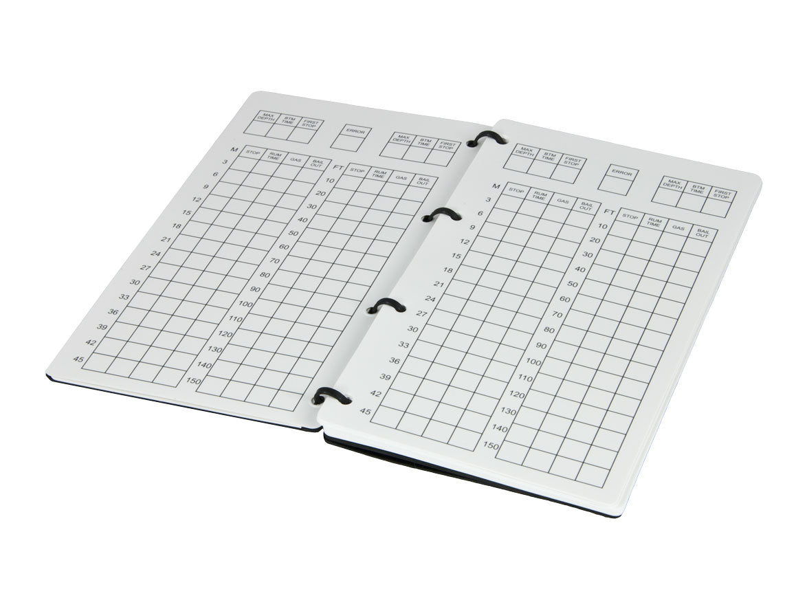 Tecline wet notes refill insert with printed run-time sheets