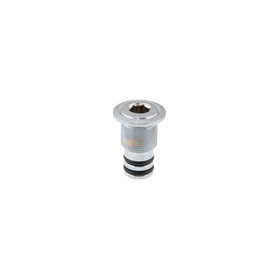Tecline blind plug for the right expandable valve, side view of the spigot and o-rings